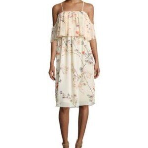 Bishop + Young dress women size XS cold shoulder adjustable straps stem design